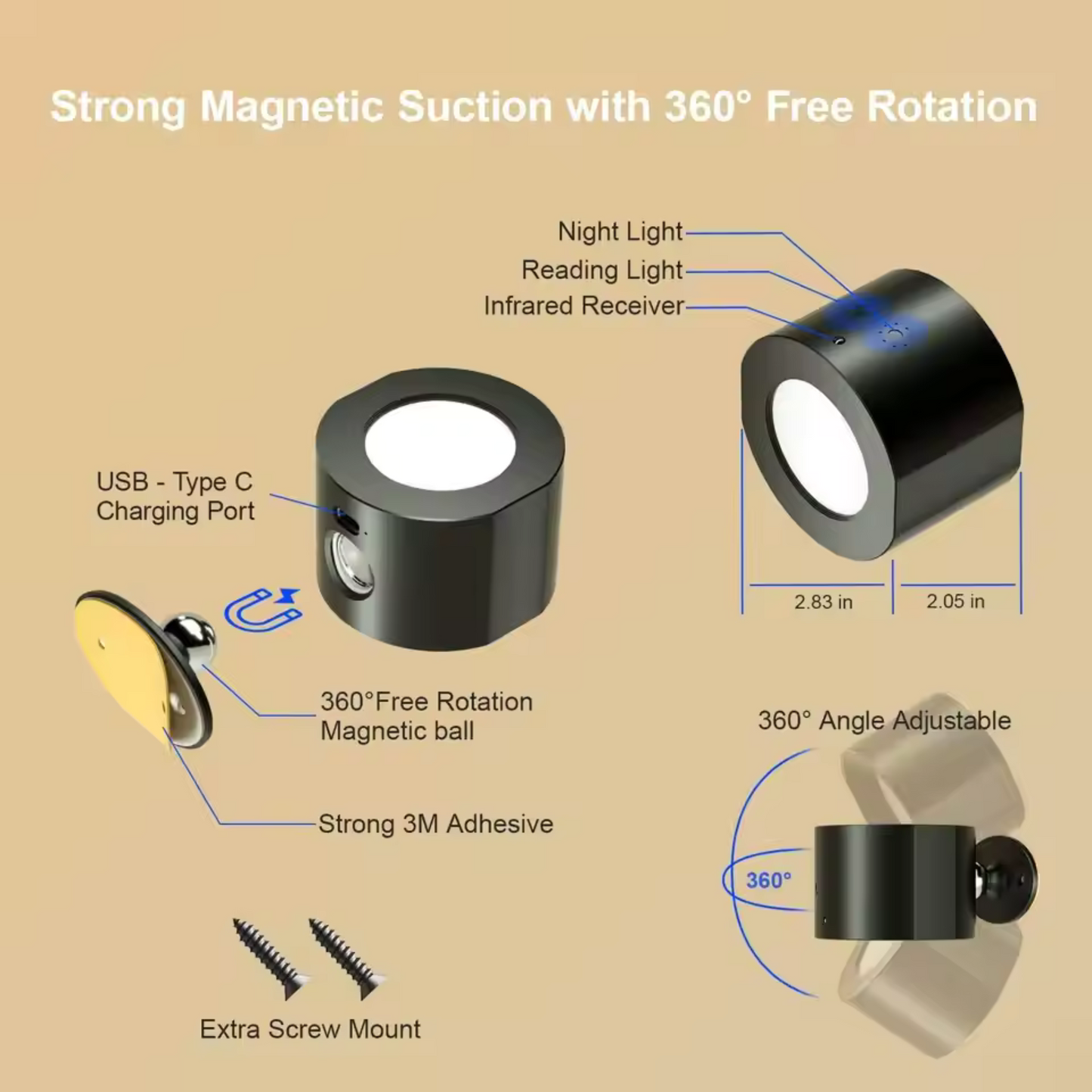 LED Rechargeable Wall Light™
