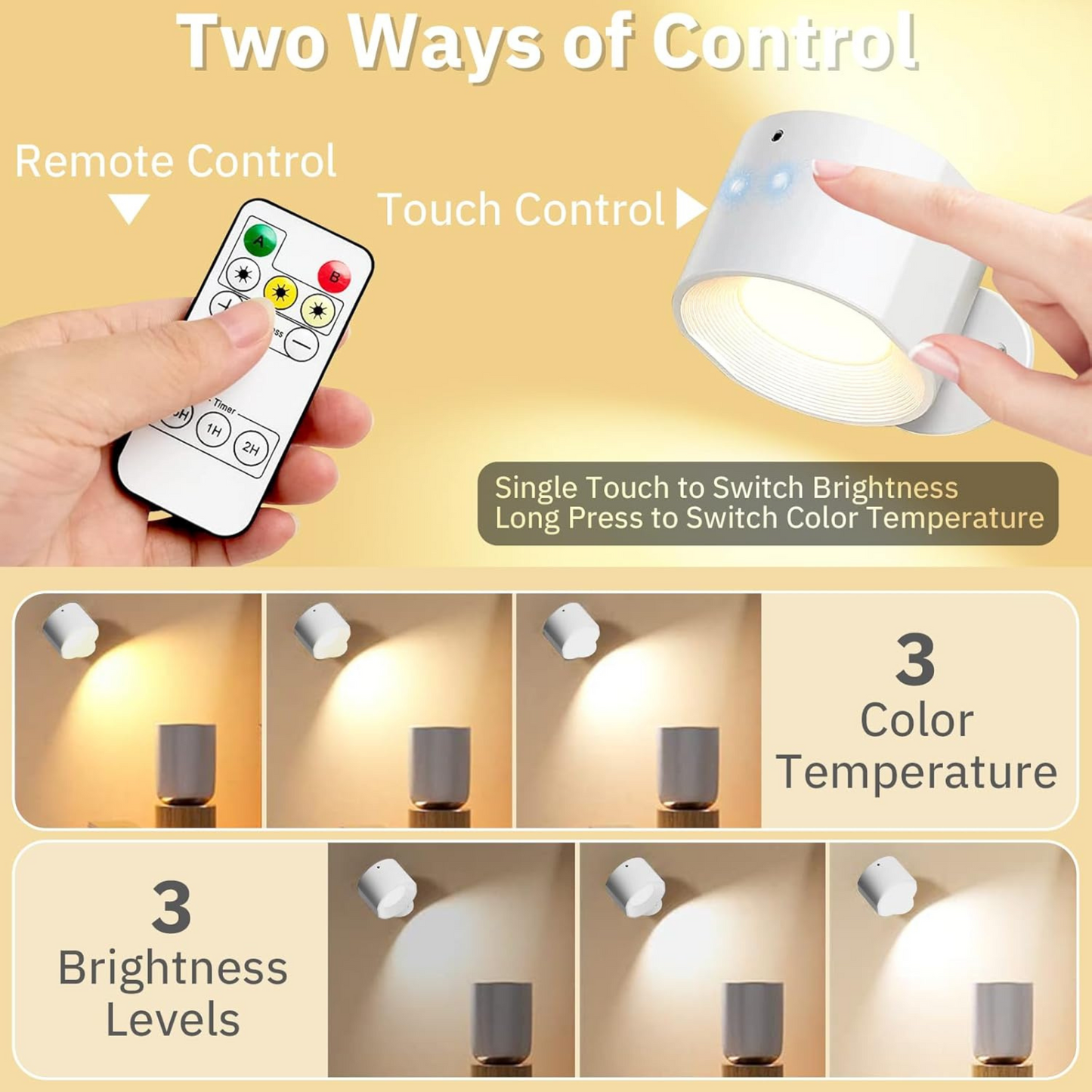 LED Rechargeable Wall Light™